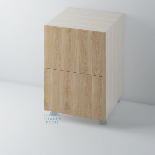 Bare Oak Flat Panel Kitchen Drawer for HOWDENS - Foxstow