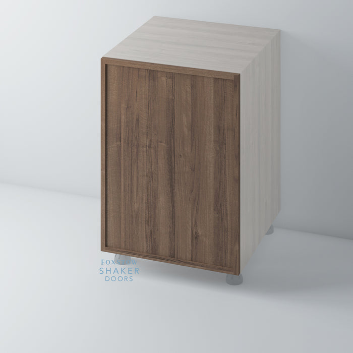 WALNUT, Shaker Slimline Kitchen Door for HOWDENS - Foxstow