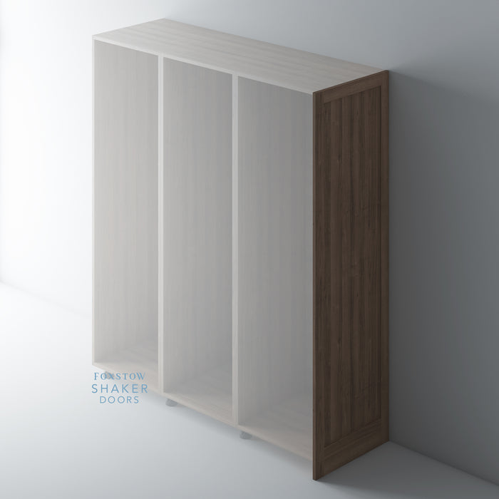 WALNUT, Shaker Cland on End Panel for IKEA PAX - Foxstow