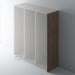 WALNUT, Shaker Cland on End Panel for IKEA PAX - Foxstow