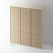 Super Skinny Shaker OAK 2 Panel Wardrobe Door - Foxstow