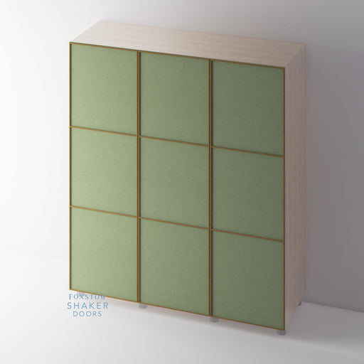 Bare, 3 Panel Super Skinny Shaker Wardrobe Door - Foxstow