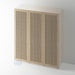 OAK, Single Panel Reeded Shaker Wardrobe Door - Foxstow