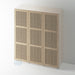 OAK, Shaker Reeded Wardrobe Door for IKEA PAX - Foxstow