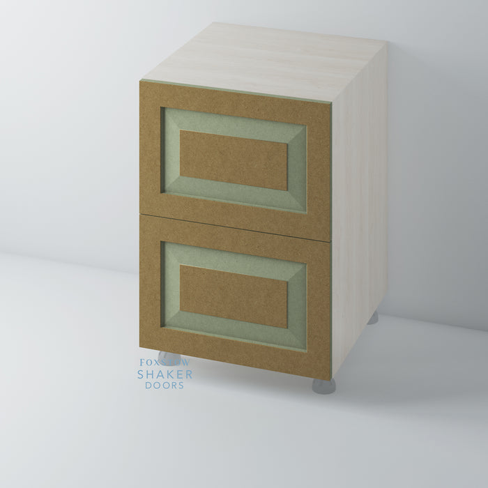 Bare, Raised Panel Shaker Kitchen Drawer - Foxstow