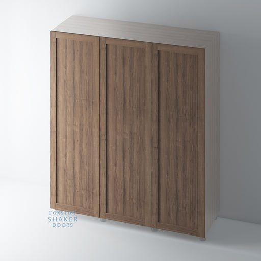 WALNUT, Shaker Wardrobe Door for IKEA PAX - Foxstow