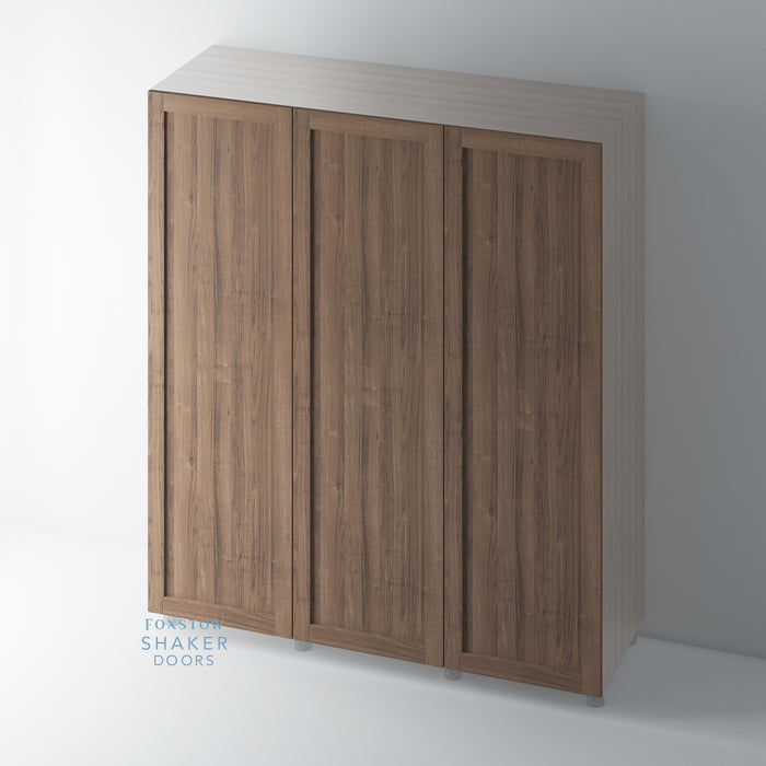 WALNUT, Shaker Wardrobe Door for IKEA PAX - Foxstow