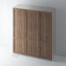 WALNUT, Shaker Wardrobe Door for IKEA PAX - Foxstow