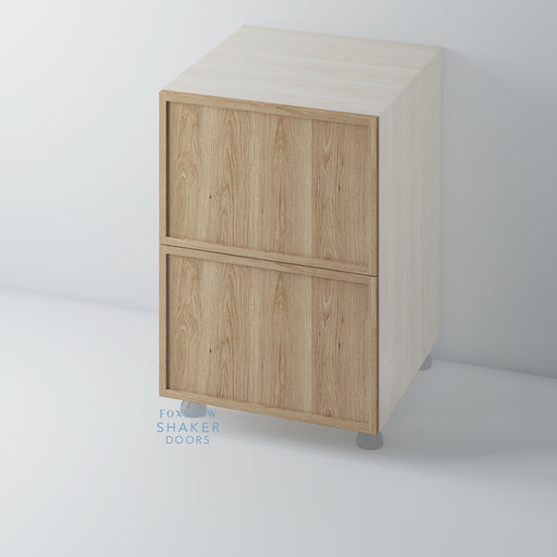 OAK, Slimline Shaker Kitchen Drawer - Foxstow