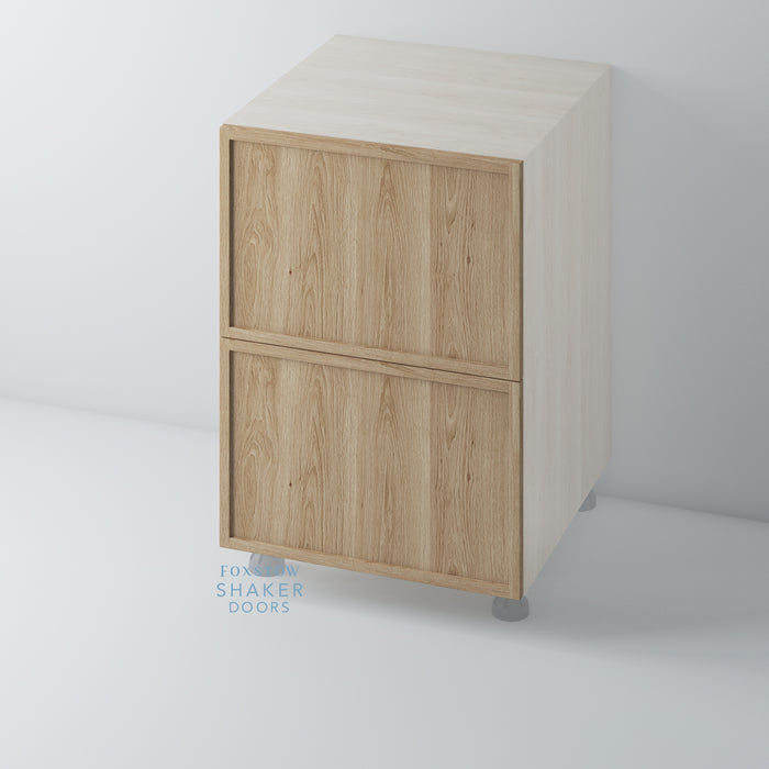 OAK, Slimline Shaker Kitchen Drawer - Foxstow