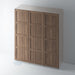 WALNUT, Shaker Wardrobe Door for IKEA PAX - Foxstow