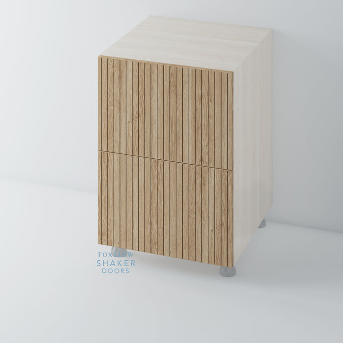 OAK, Flat Grooved Drawer Front - Foxstow