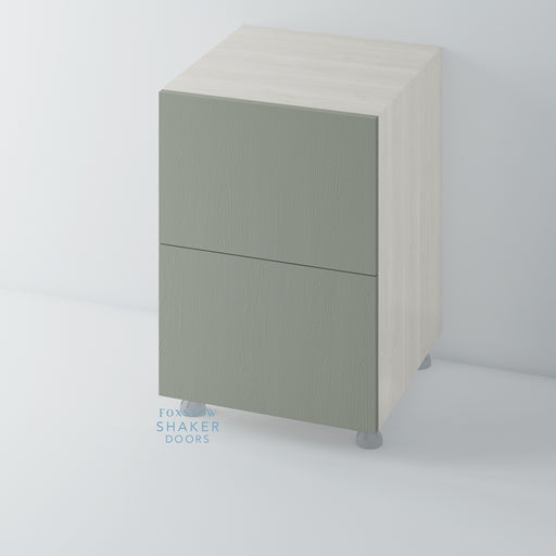 Painted Oak Flat Panel Kitchen Drawer for IKEA METOD - Foxstow
