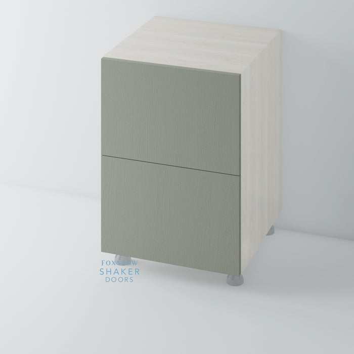 Painted Oak Flat Panel Kitchen Drawer for IKEA METOD - Foxstow