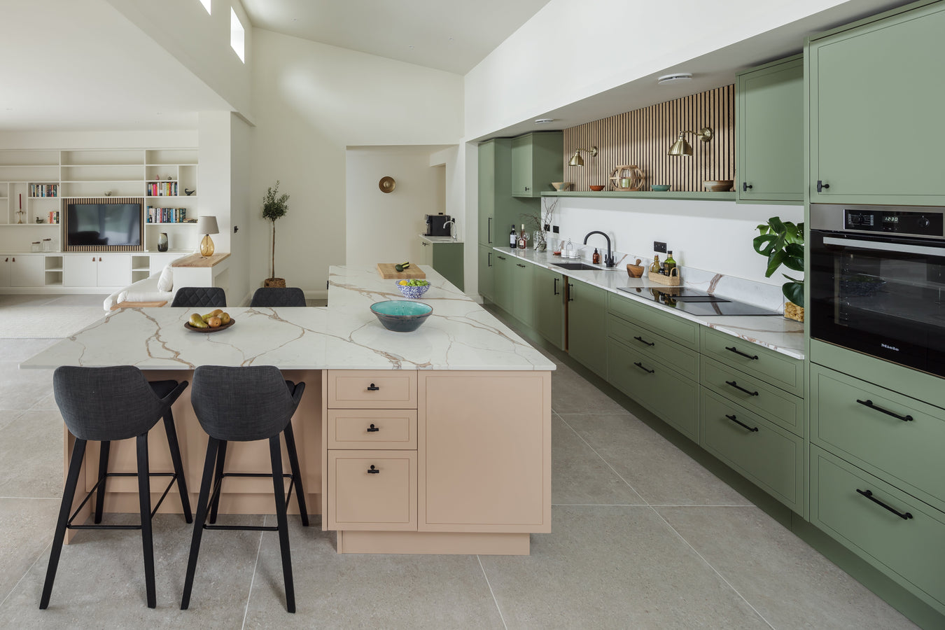 Modern Green Kitchen