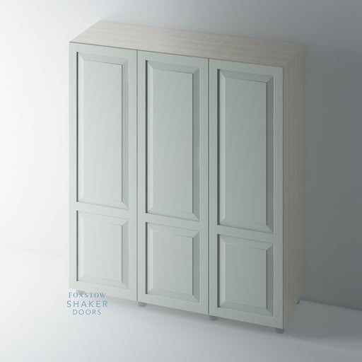 Painted, Raised Panel Shaker Wardrobe for IKEA PAX - Foxstow