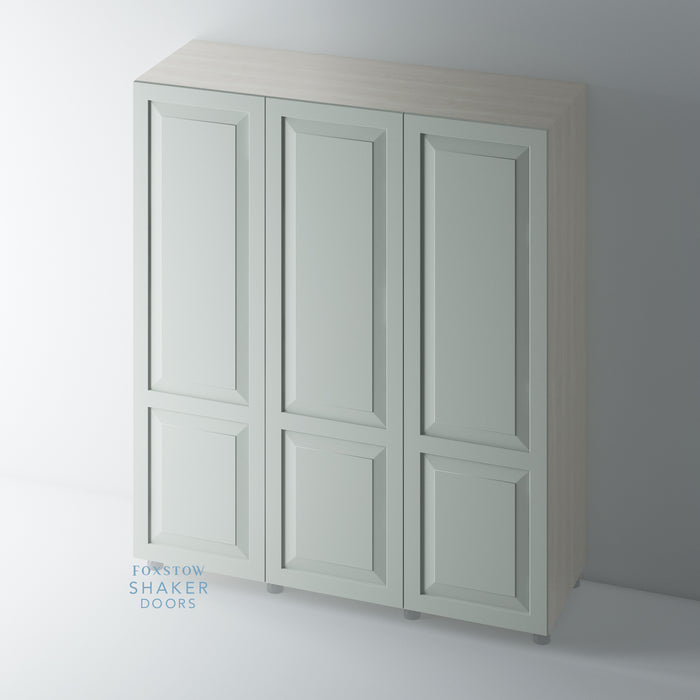 Painted, Raised Panel Shaker Wardrobe for IKEA PAX - Foxstow
