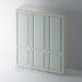 Painted, 2 Panel Raised Panel Shaker Wardrobe Door - Foxstow