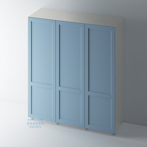 Painted, 2 Panel Shaker with OVOLO Wardrobe Door - Foxstow