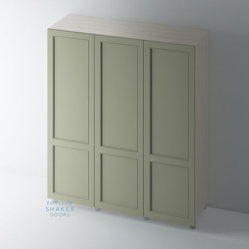 Painted, Shaker Wardrobe Door with Staff Bead Mouldings for IKEA PAX - Foxstow