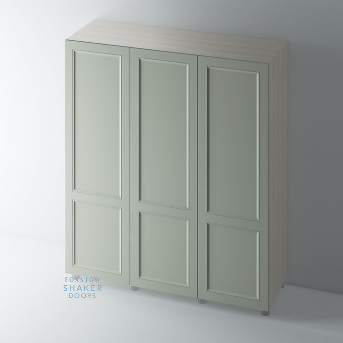 Painted, Shaker Style Wardrobe Door with OGEE Mouldings for IKEA PAX - Foxstow