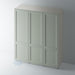Painted, Shaker Style Wardrobe Door with OGEE Mouldings for IKEA PAX - Foxstow
