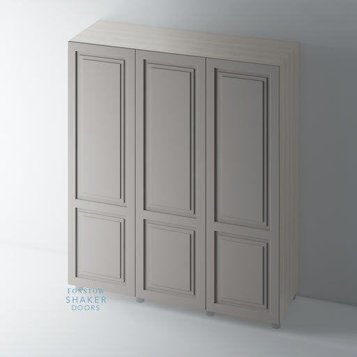 Painted, Shaker Stepped Panel Wardrobe Door for IKEA PAX - Foxstow