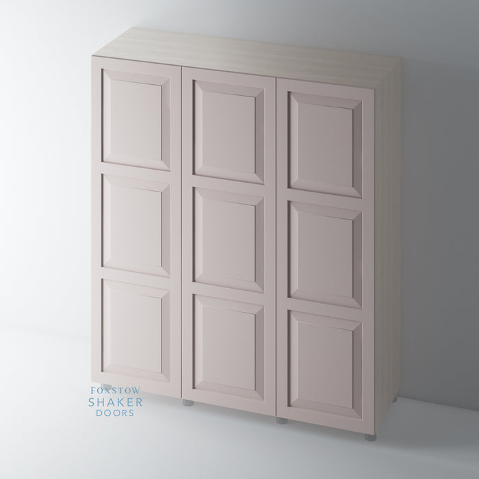 Painted, Raised Panel Shaker Wardrobe for IKEA PAX - Foxstow