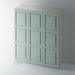 Painted, Shaker Stepped Panel Wardrobe Door for IKEA PAX - Foxstow
