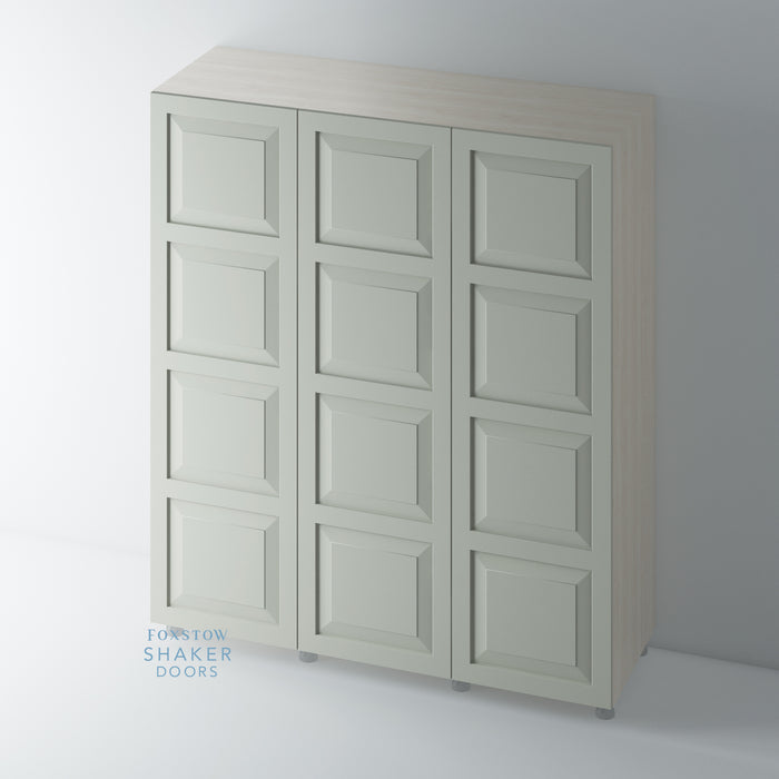 Painted, Raised Panel Shaker Wardrobe for IKEA PAX - Foxstow