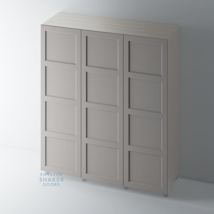 Painted, Shaker with Ovolo Mouldings for IKEA PAX - Foxstow