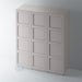 Painted, Shaker Wardrobe Door with Staff Bead Mouldings for IKEA PAX - Foxstow
