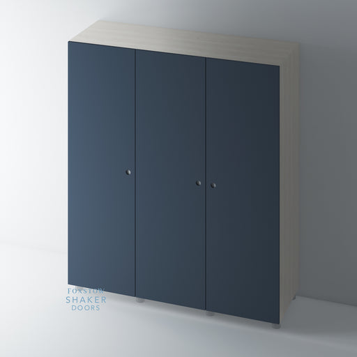 Painted, Wardrobe Door with Disc Insert for IKEA PAX - Foxstow