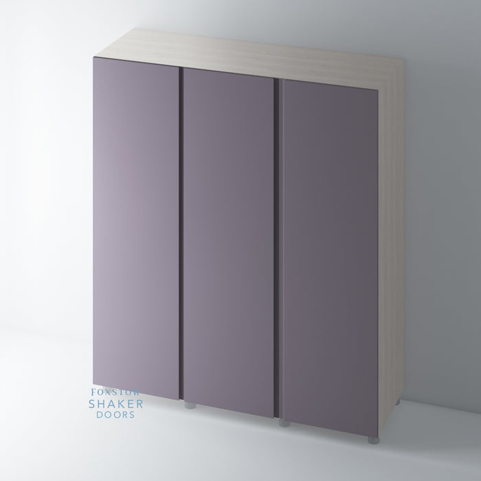 Painted, Flat J Groove Wardrobe Doors for IKEA PAX - Foxstow