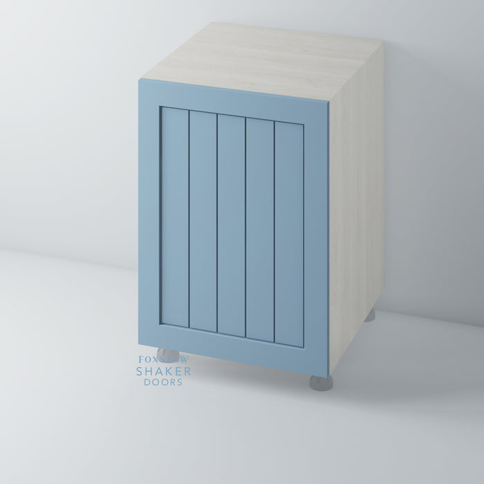 Painted, Shaker Kitchen Door with TONGUE & GROOVE Panel - Foxstow