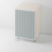 Painted, Slimline Shaker Reeded Kitchen Door - Foxstow