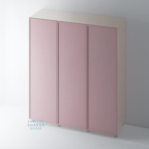 Painted, Slimline Single Panel Shaker Wardrobe Door - Foxstow