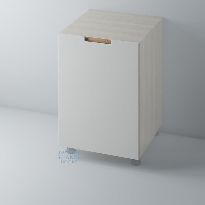 Painted, Stop J Groove OAK Insert Kitchen Door - Foxstow