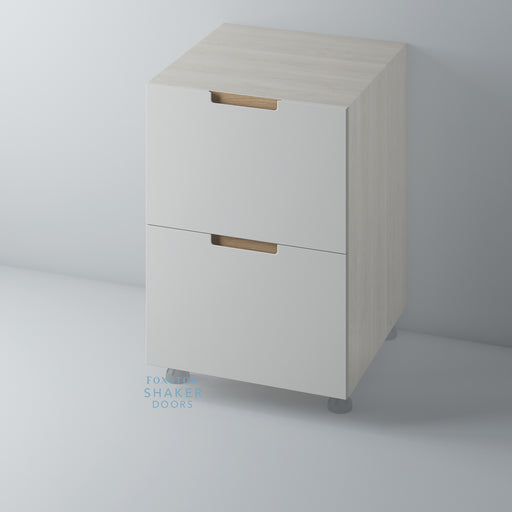 Painted, Stop J Groove Oak Insert Kitchen Drawer for IKEA METOD - Foxstow