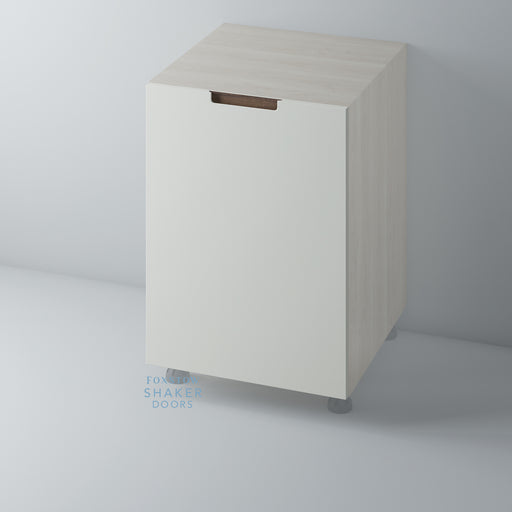 Painted, Stop J Groove WALNUT Insert Kitchen Door - Foxstow
