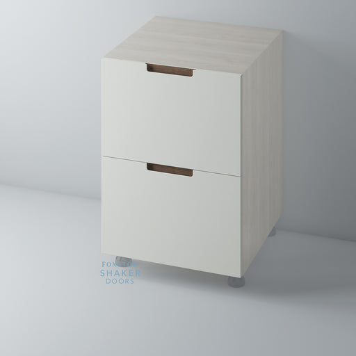 Painted, Stop J Groove WALNUT Insert Kitchen Drawer for IKEA METOD - Foxstow