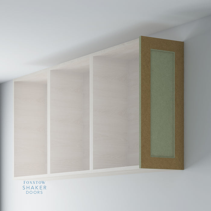 Bare, Shaker Kitchen End Panel with Ovolo Moulding for HOWDENS - Foxstow