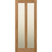Glazed 2 Vertical Panel Oak Shaker Door - Foxstow