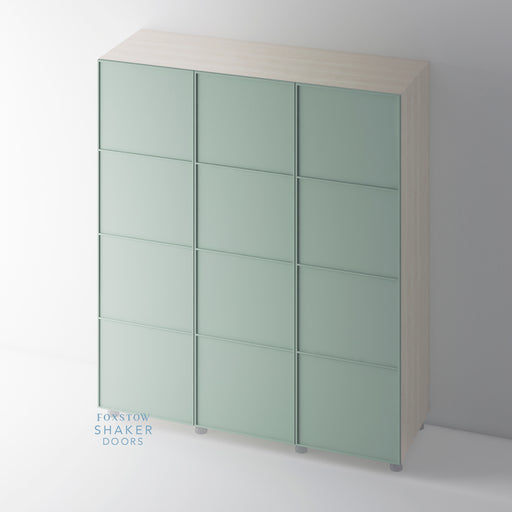 Painted, Super Skinny Shaker 4 Panel Wardrobe Door - Foxstow