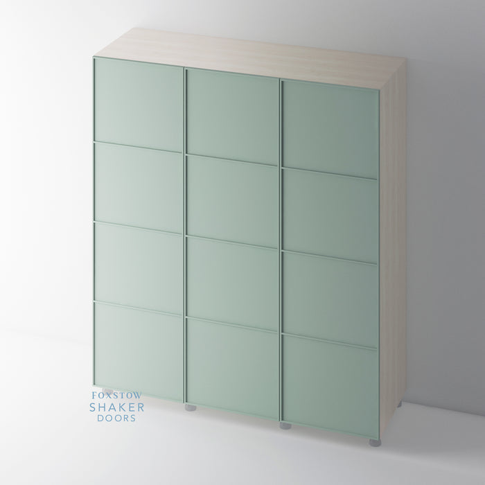 Painted, Super Skinny Shaker 4 Panel Wardrobe Door - Foxstow