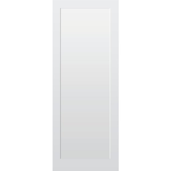 Single Panel Primed Hardwood Shaker Door - Foxstow