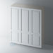 Primed, Shaker Stepped Panel Wardrobe Door for IKEA PAX - Foxstow