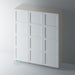 Primed, Shaker Wardrobe Door with OVOLO Mouldings for IKEA PAX - Foxstow