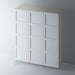 Primed, Shaker Wardrobe Door with STAFF BEAD Mouldings for IKEA PAX - Foxstow