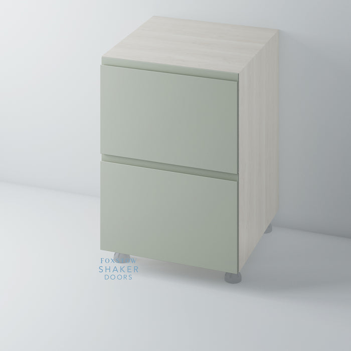 Painted, Flat Panel J Groove Kitchen Drawer for IKEA METOD - Foxstow